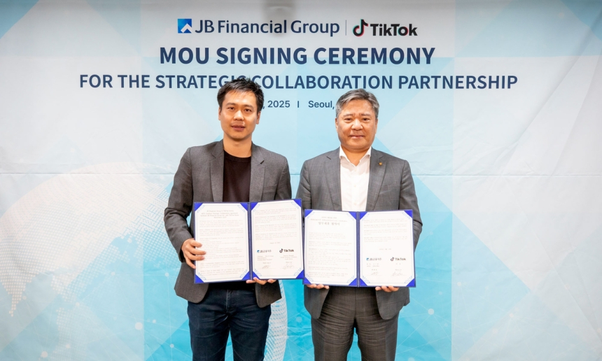  틱톡, JB금융과 손잡고 외국인 전용 금융 플랫폼 홍보 나선다