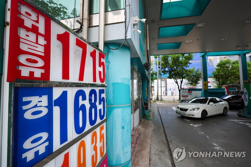  국내 기름값 2주 연속 상승…소폭 추가 인상 가능성도 / 연합뉴스 