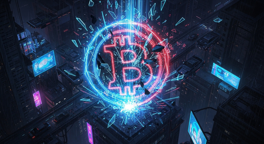  비트코인($BTC) 단숨에 5,500달러 급락…20분 만에 1조 3,900억 원 증발