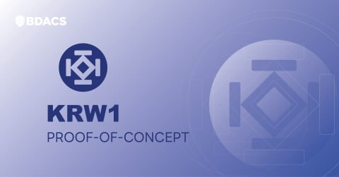 비댁스, 원화 기반 스테이블코인 ‘KRW1’ 공식 발행…기술 검증 완료