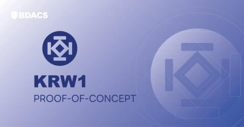 비댁스, 원화 기반 스테이블코인 ‘KRW1’ 공식 발행…기술 검증 완료