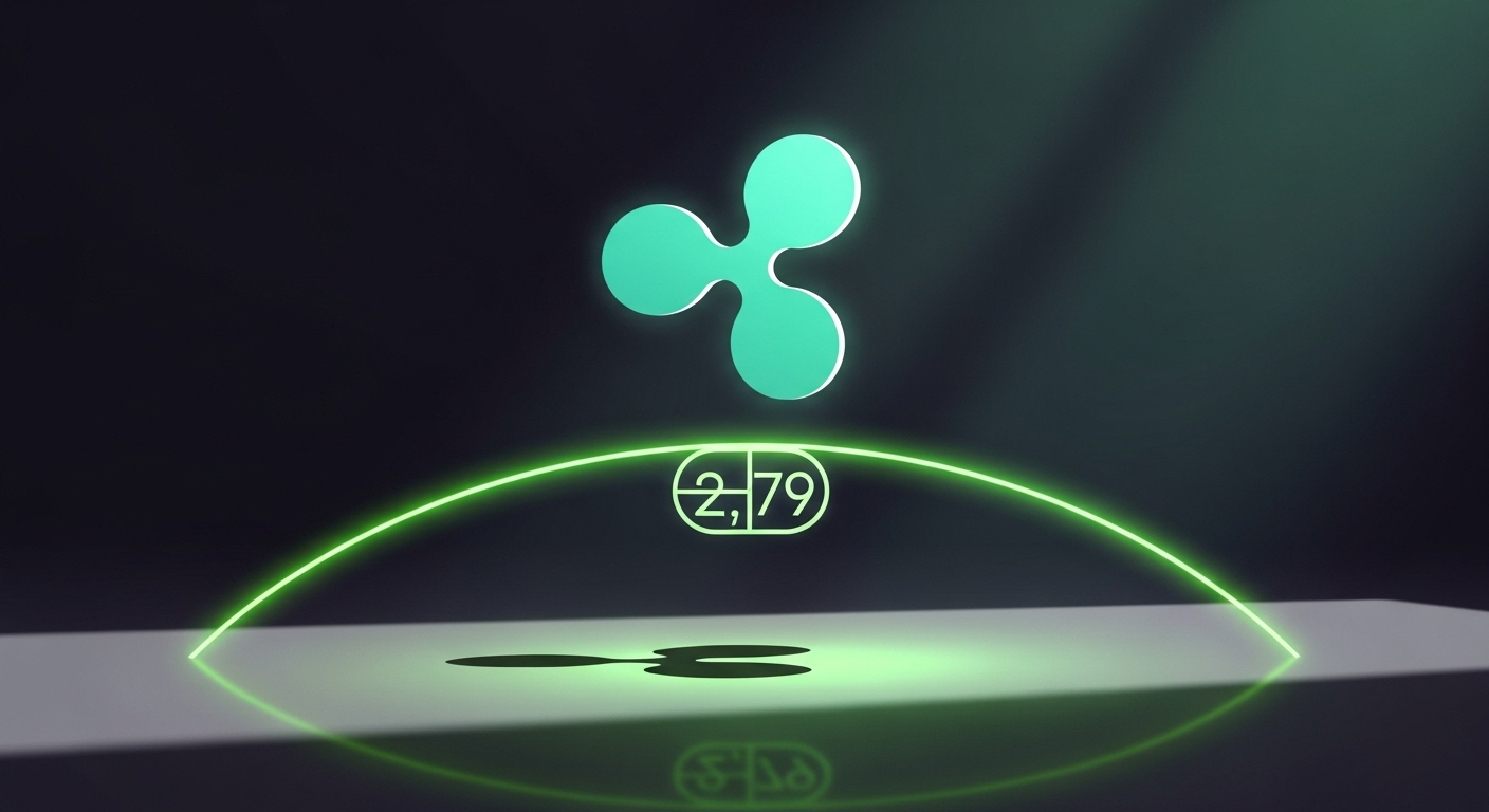 XRP, 2.79달러 지지선 반등…3달러 돌파 시 본격 랠리 신호
