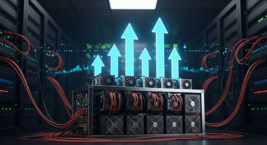  비트코인(BTC) 채굴 난이도 사상 최고치…해시레이트는 하락세