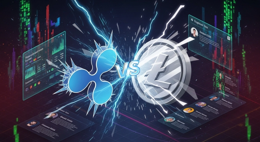 라이트코인, 리플(XRP) 조롱 트윗 논란…커뮤니티 갈등 격화