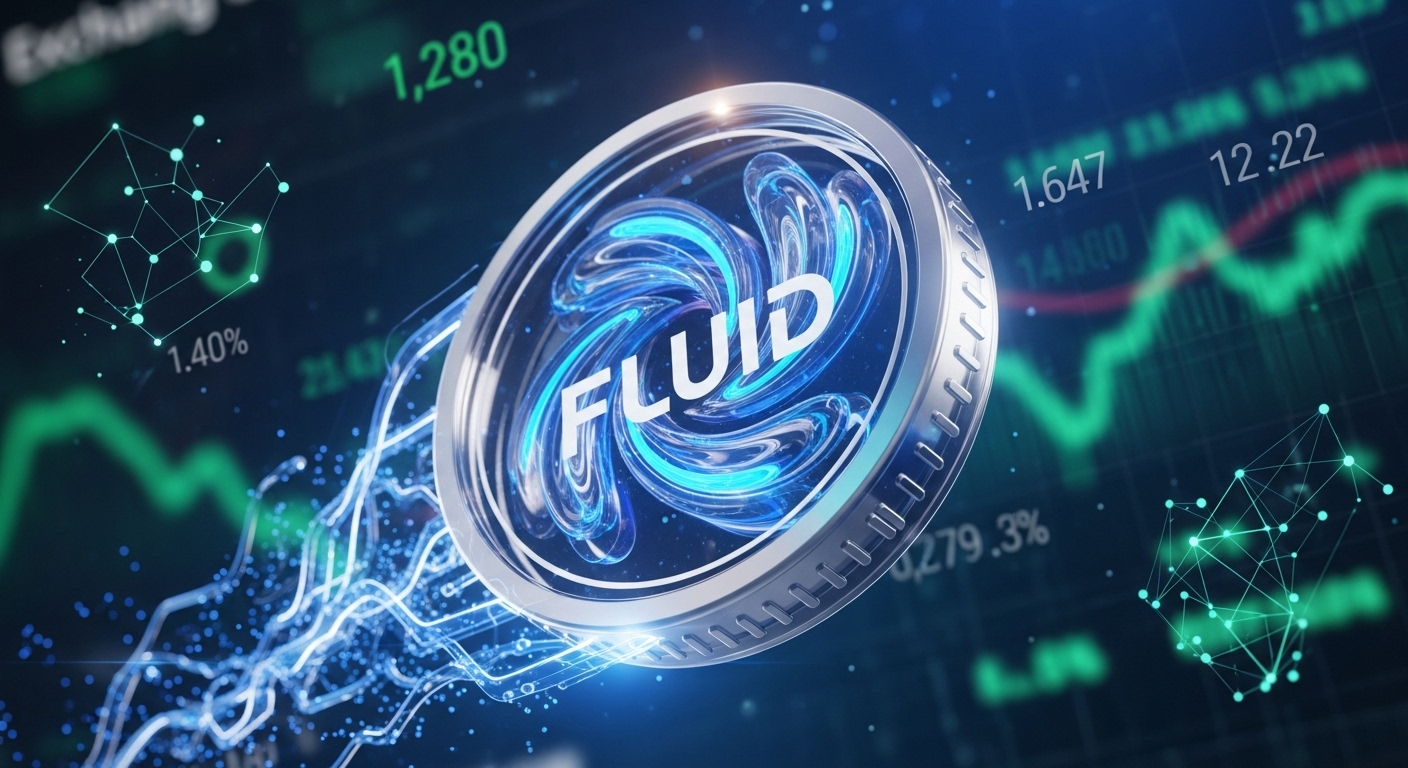 플루이드(FLUID), 바이낸스·업비트 상장에 55% 급등…시총 9,000억 돌파