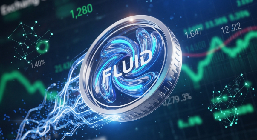  플루이드(FLUID), 바이낸스·업비트 상장에 55% 급등…시총 9,000억 돌파