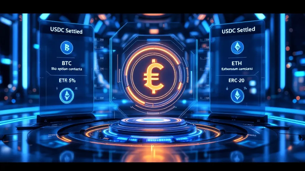 Deribit, USDC 기반 비트코인·이더리움 옵션 거래 도입