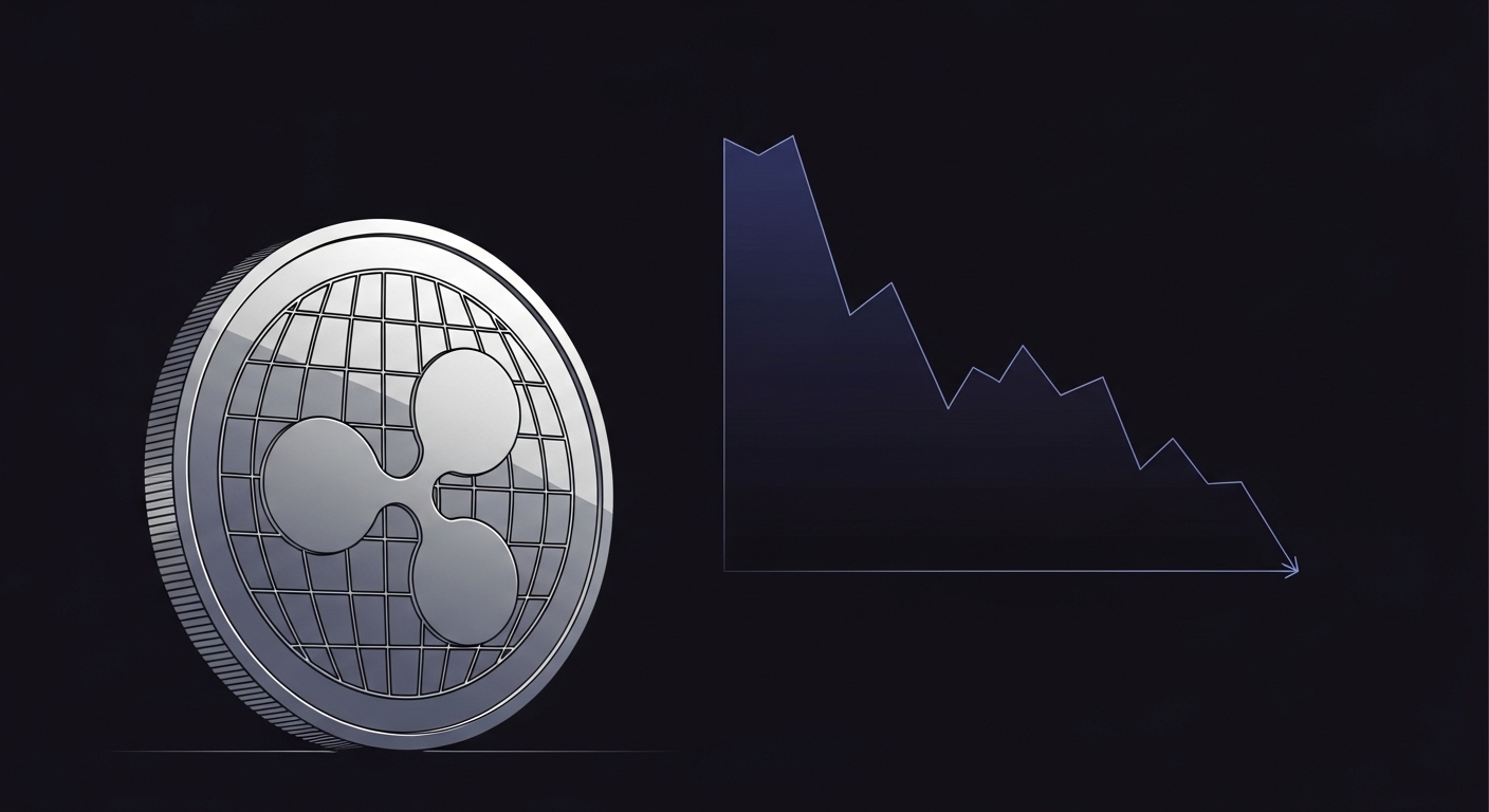 XRP, 하루 결제량 1억 건 붕괴…네트워크 유틸리티 약화 신호