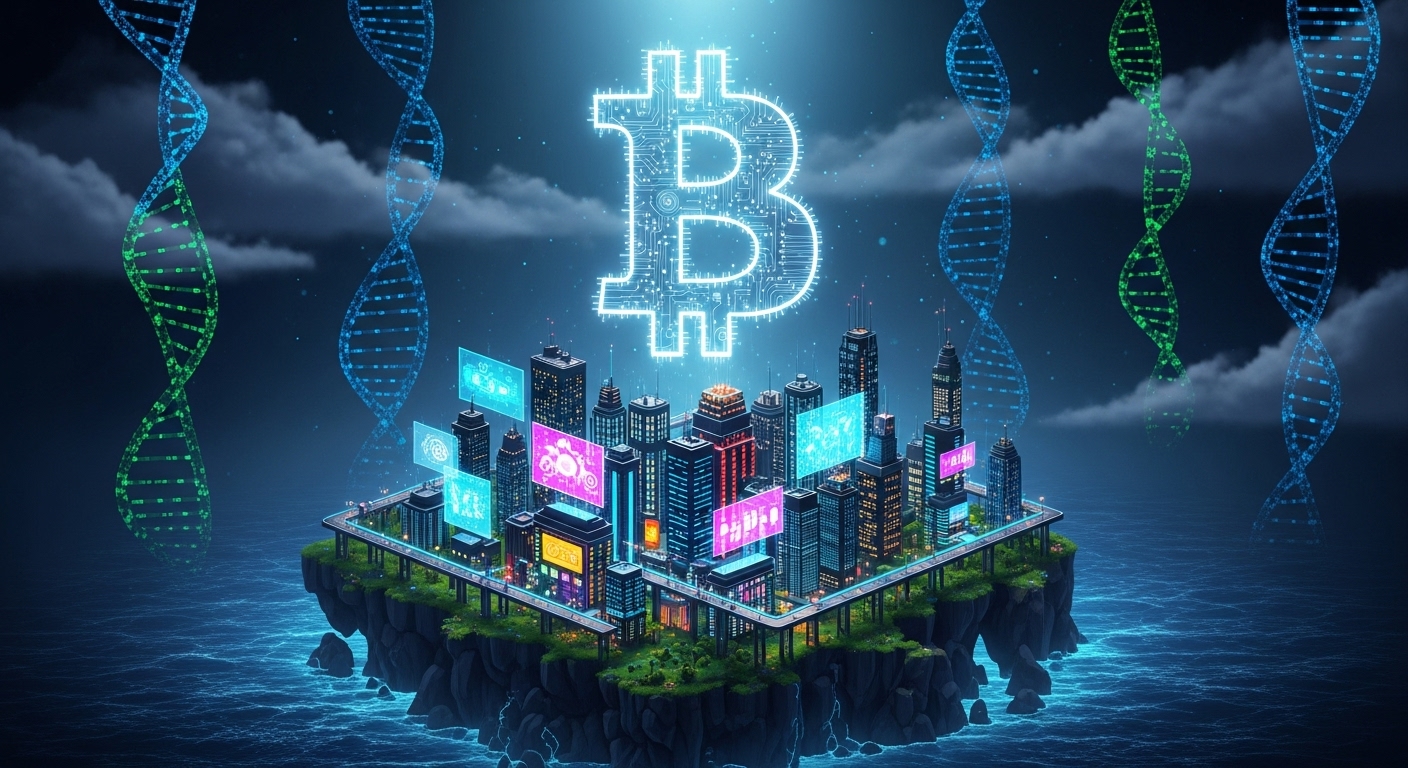 암호화폐로 섬·DNA 타임캡슐 결제…현실로 확장되는 블록체인 경제