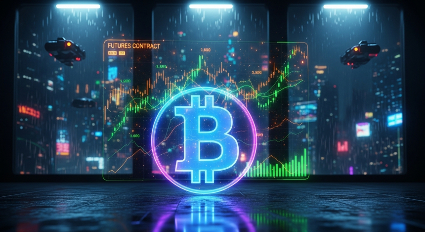  비트코인(BTC), ETF 침체 속 파생상품 시장 55조 원 돌파…강세장 신호인가