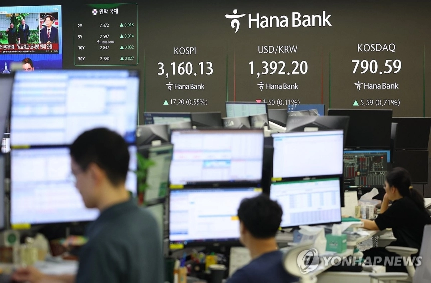 코스피, 반도체 반등에 3,160선 회복…외국인 순매수도 견인차