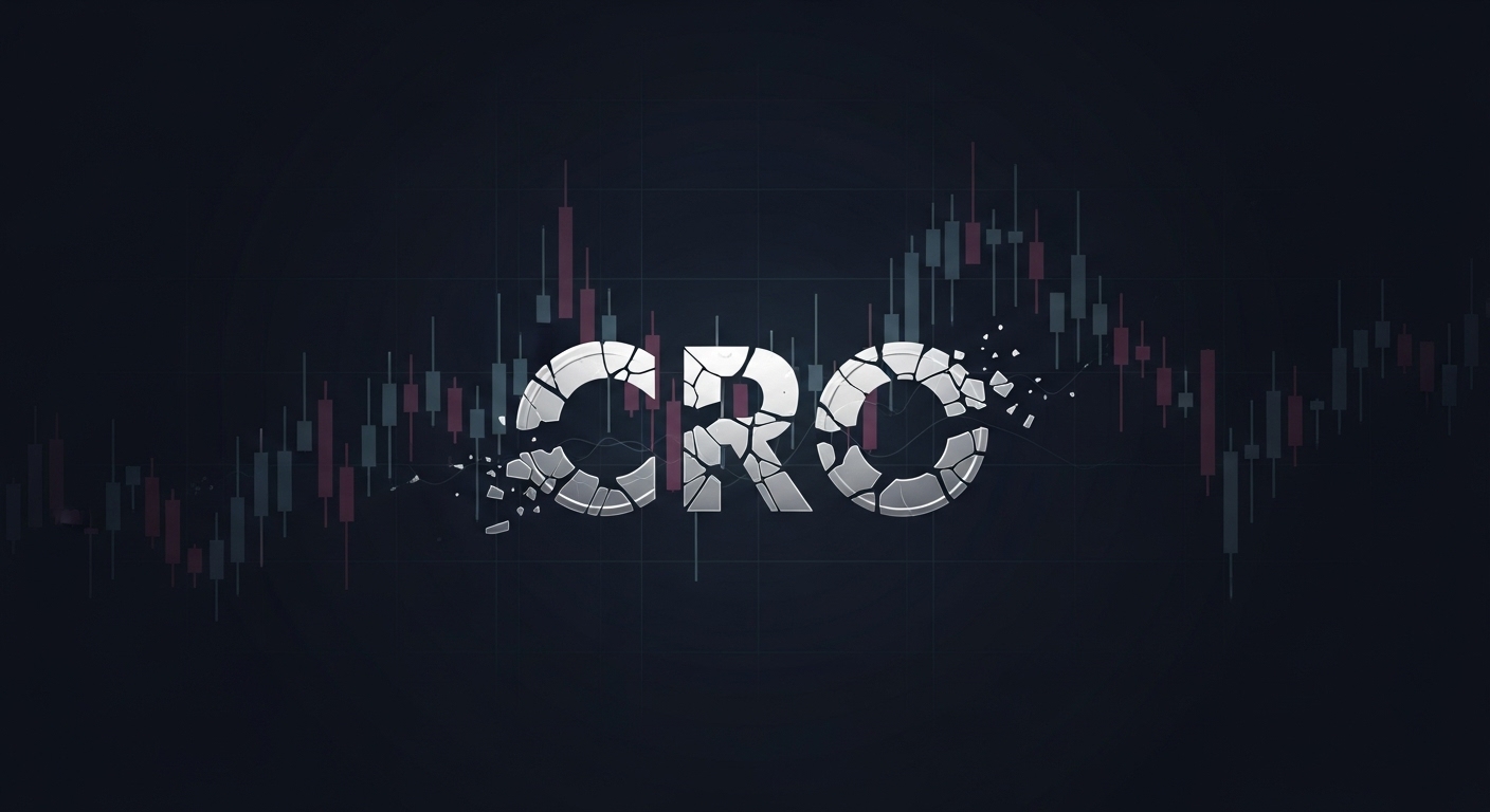 트럼프發 기대 꺾인 크로노스($CRO), 시총 50% 증발…8조 원 프로젝트도 역부족