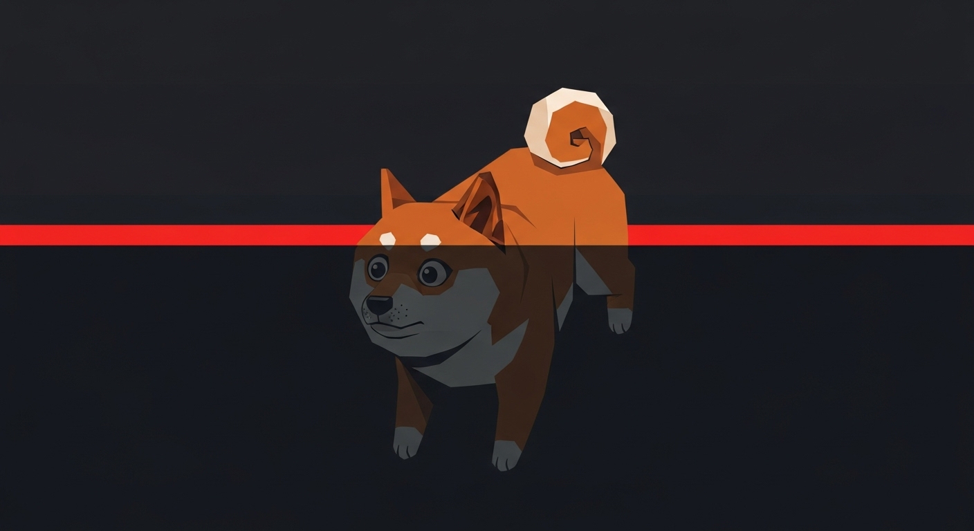 도지코인($DOGE), 고래 매도로 0.22달러까지 급락…다음 지지선은 0.19달러