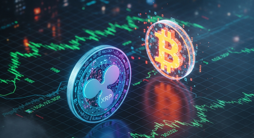  XRP, 비트코인($BTC) 대비 약세 심화…지지선 붕괴 시 추가 하락 경고