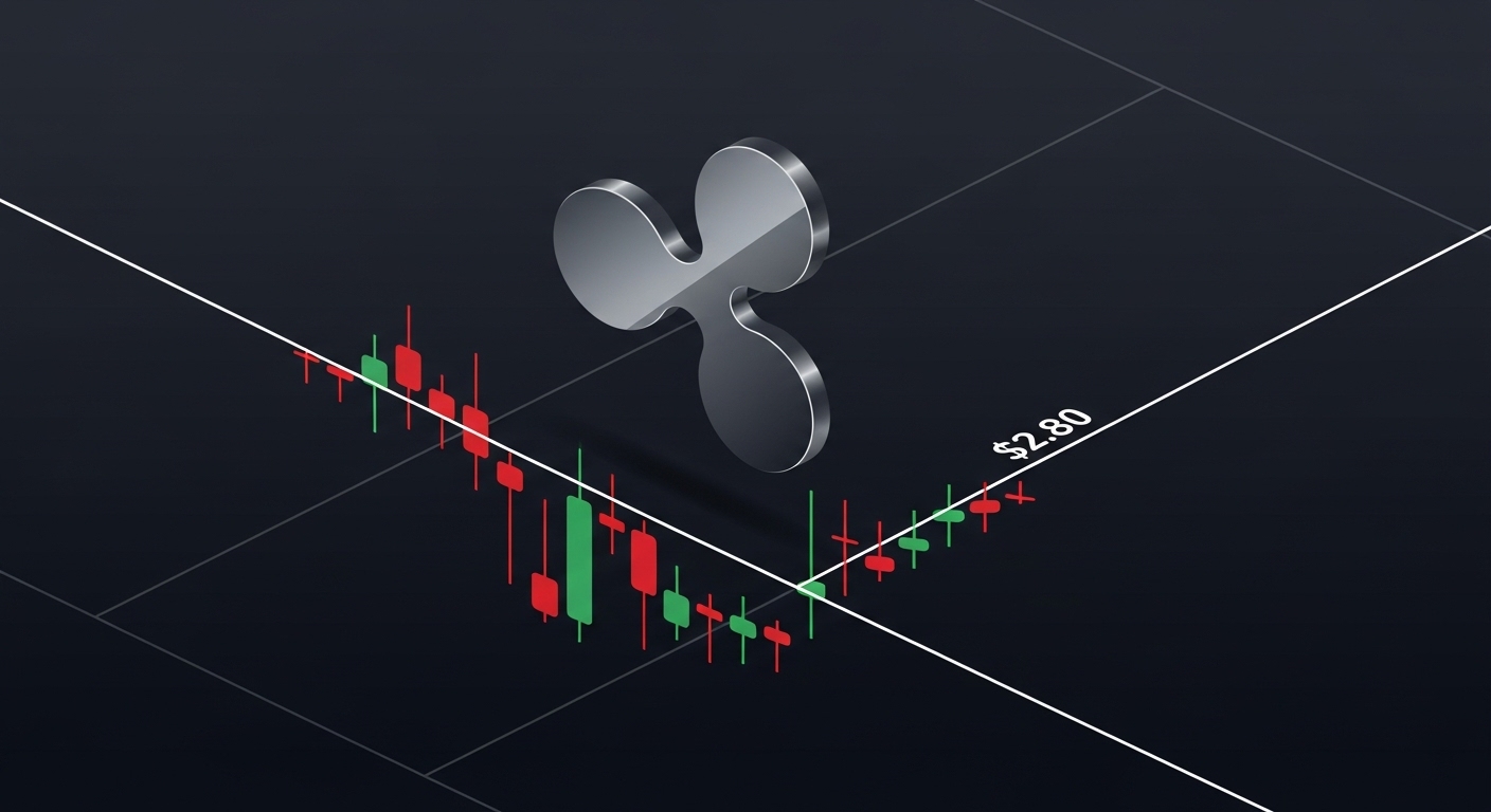 XRP, 2.80달러 지지선 사수 가능할까…지속 하락 시 2.64달러 위험선