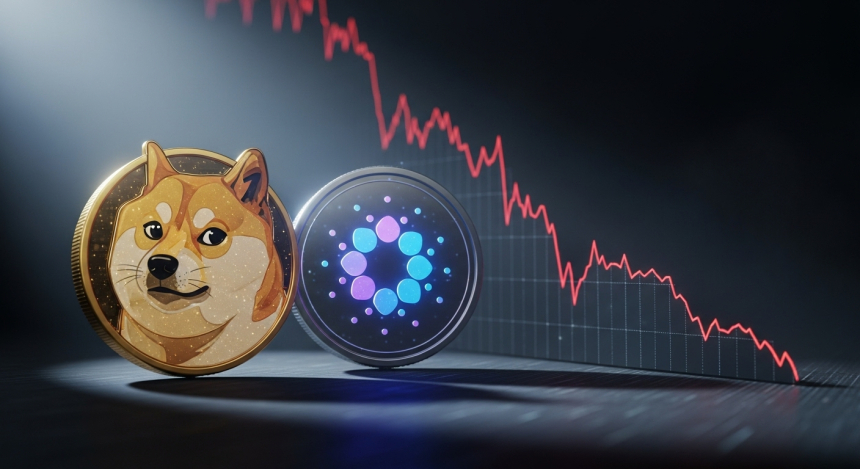  도지코인·에이다 고래, 1,000억 원어치 매도…시장 강보합 속 불안 신호