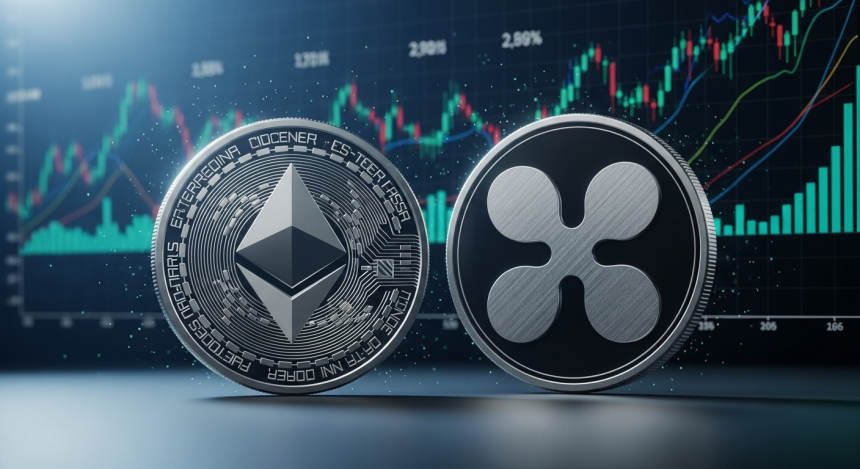  이더리움(ETH) vs XRP, 10월 유망 투자처는? ETF 유입·기술지표서 ETH 우세