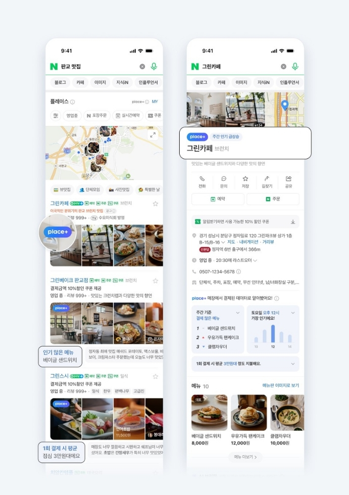  네이버, 음식점 매출·소비 패턴 실시간 반영…포스 연동 서비스 전면 확대