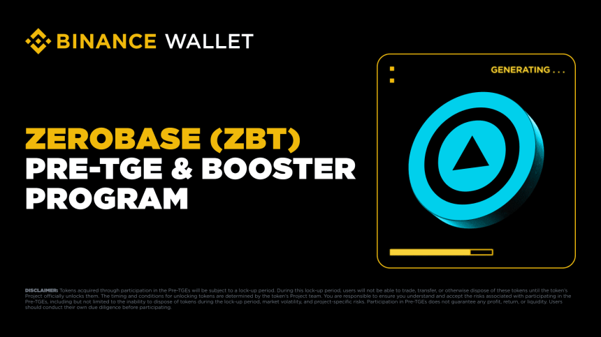  바이낸스 월렛, 제로베이스 Pre-TGE 및 부스터 진행