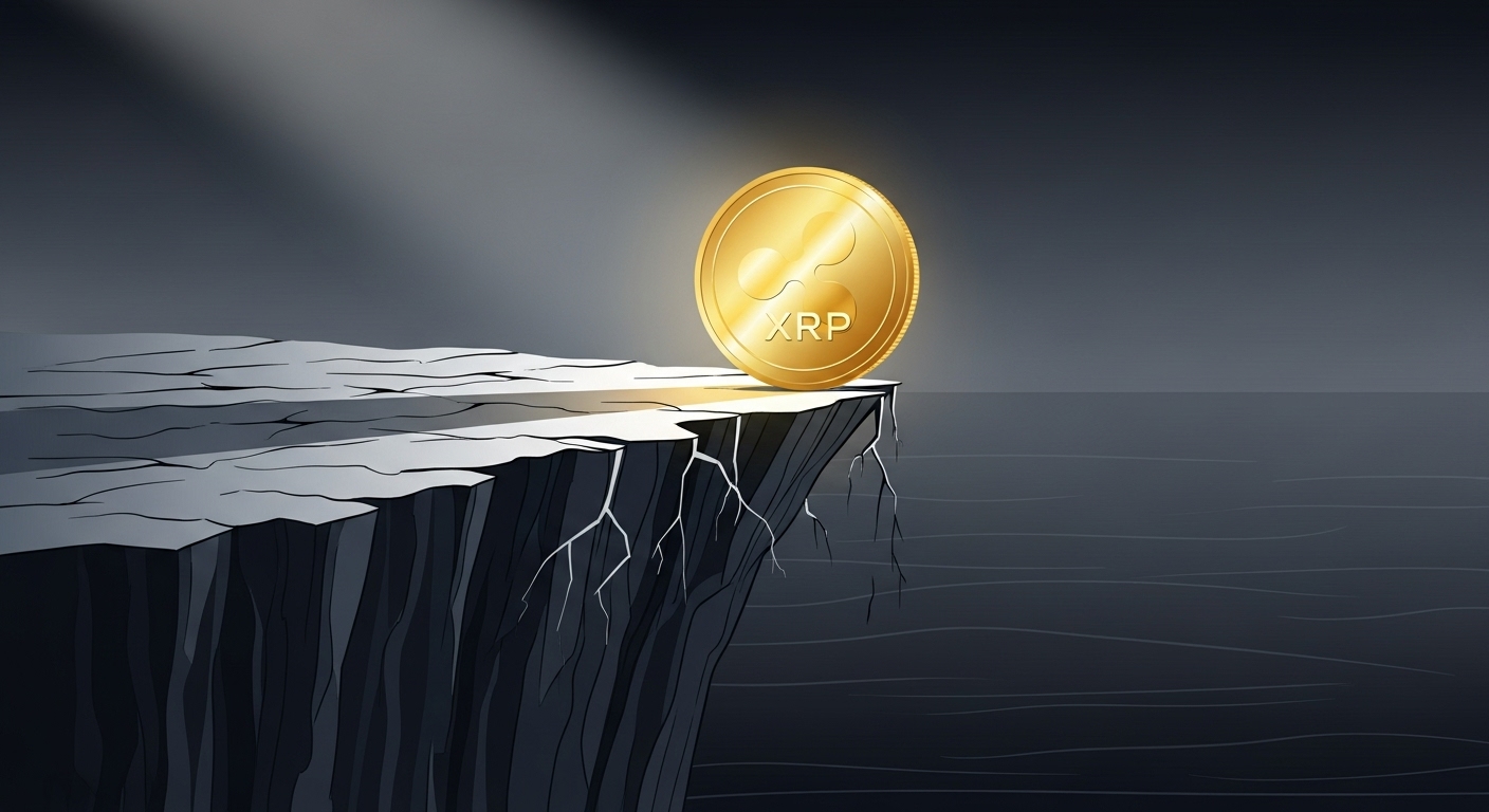 리플(XRP), 기술적 지지선 테스트… '골든 크로스'에도 반등 여부 불투명