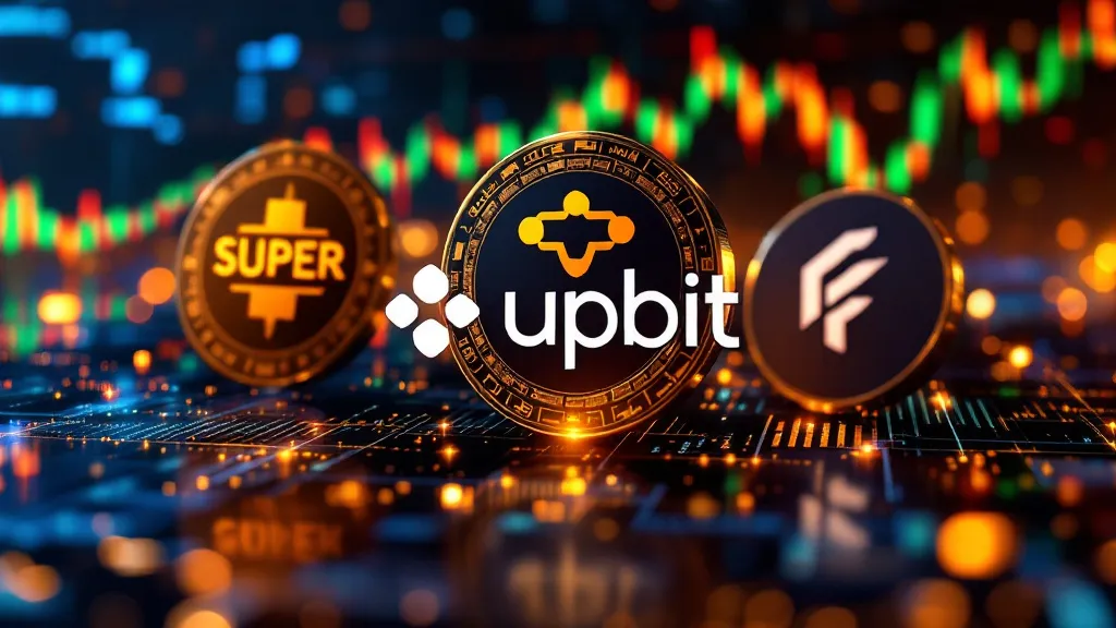 업비트, SUPER·ORDER·FF 신규 상장…원화 등 거래 지원