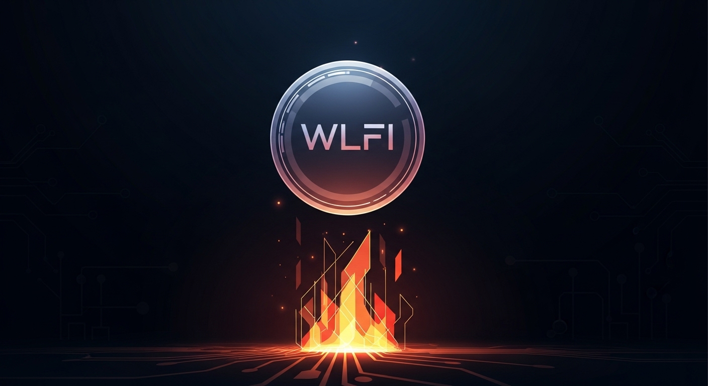 트럼프 가족 암호화폐 WLFI, 첫 거래 후 급락에 4,700만 개 토큰 소각 단행