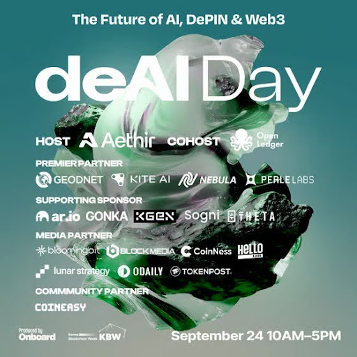  Aethir, ‘deAI Day @ KBW 2025’ 개최… AI·Web3·DePIN 융합 조명