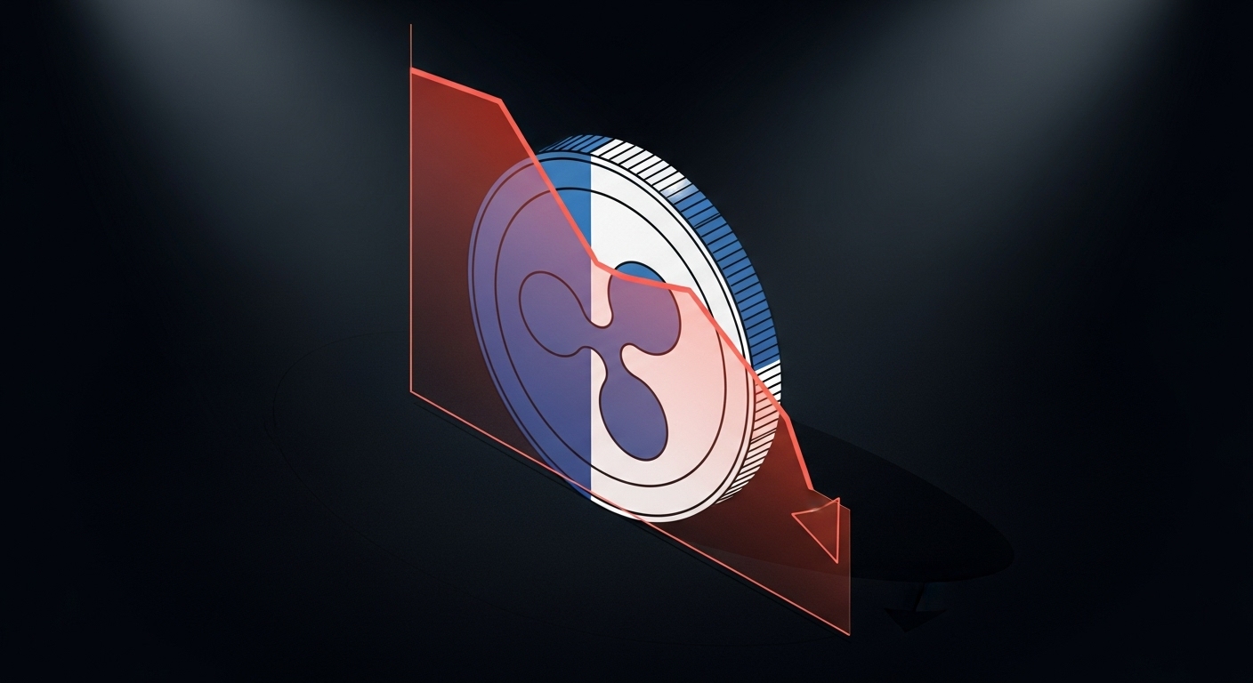 XRP, 기술적 지지선 이탈 위기…2.50달러까지 하락 가능성 제기
