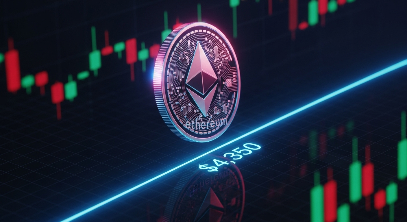이더리움($ETH), 4,350달러 돌파 시 6,600만 원대 랠리 가능성