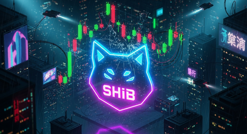  $SHIB, 4일 연속 랠리 후 급락…1조 1,479억 개 롱 청산 쇼크
