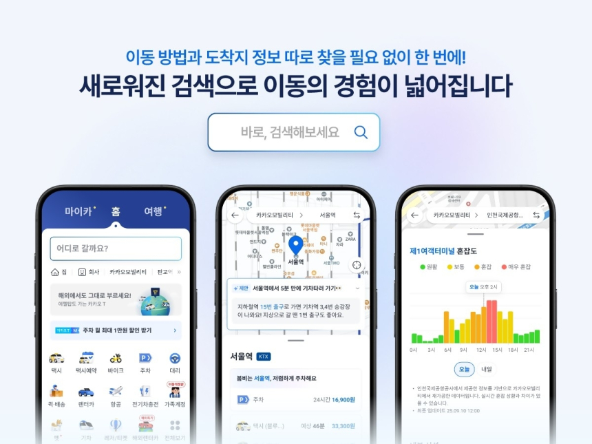 카카오T, 병원부터 공항까지…'이동 전후' 생활정보 플랫폼으로 진화