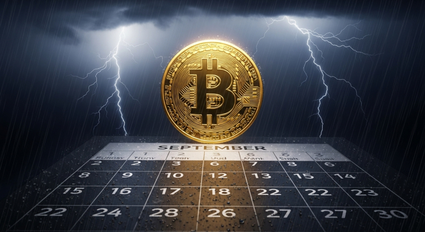  9월 약세장 현실화? 비트코인($BTC), 이달 중 고점 이미 찍었을 가능성