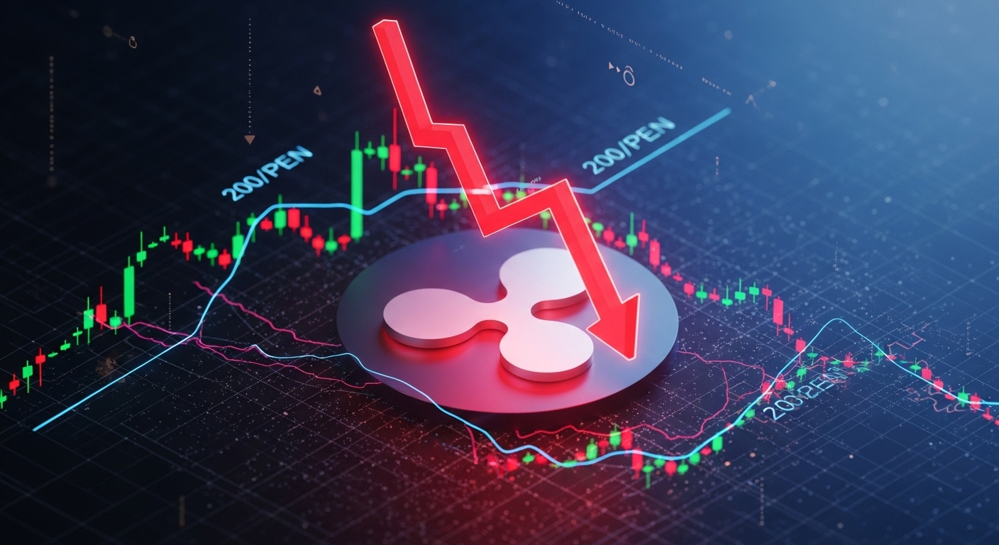 XRP, 단기 데스 크로스 형성…'3달러 지지선' 방어가 관건