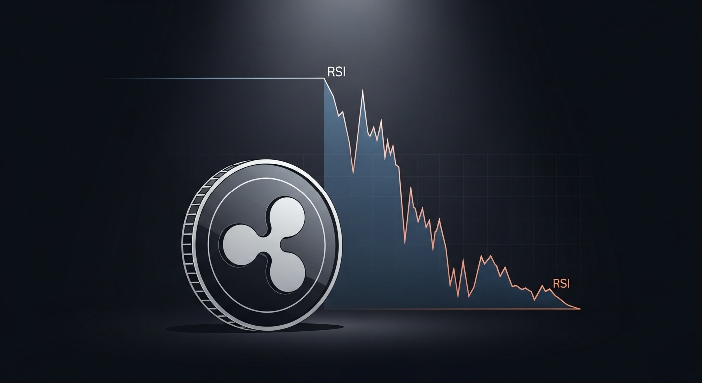 리플(XRP), RSI '과매도' 진입…기술 신호는 반등 가능성 암시
