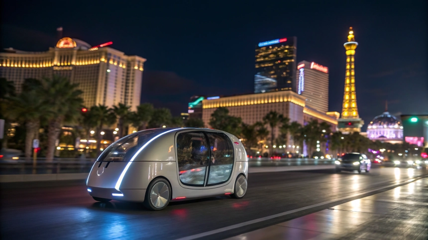  아마존, 라스베이거스서 자율주행 로보택시 직접 띄웠다…'완전히 새 교통수단'