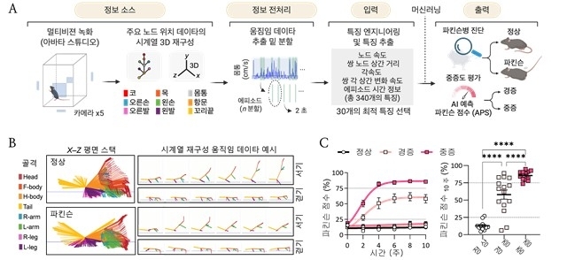 AI+광유전학, 파킨슨병 조기 진단 혁신…KAIST·IBS 공동 연구 성과