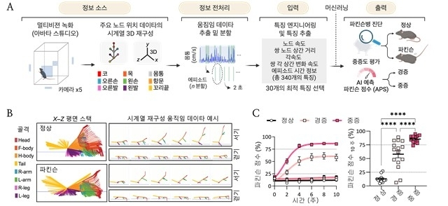  AI+광유전학, 파킨슨병 조기 진단 혁신…KAIST·IBS 공동 연구 성과