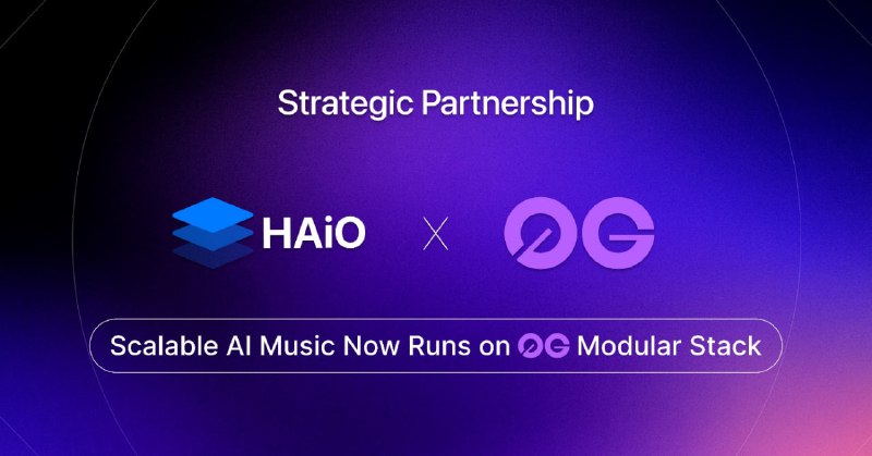 AI 뮤직 플랫폼 하이오, 0G 블록체인 프로젝트 길드 파트너로 합류
