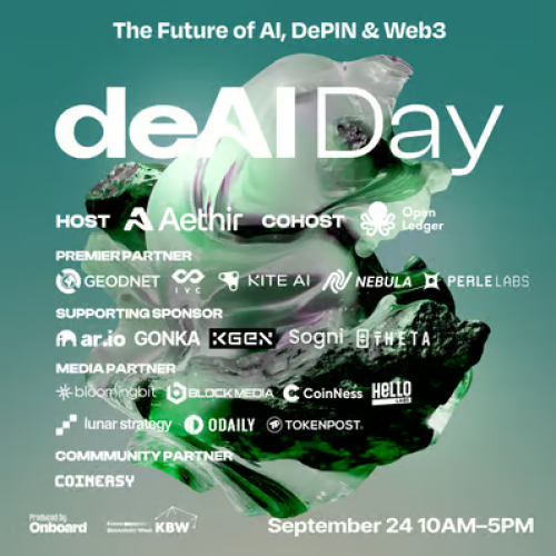  deAI Day @ KBW : The Future of AI, DePIN & Web3