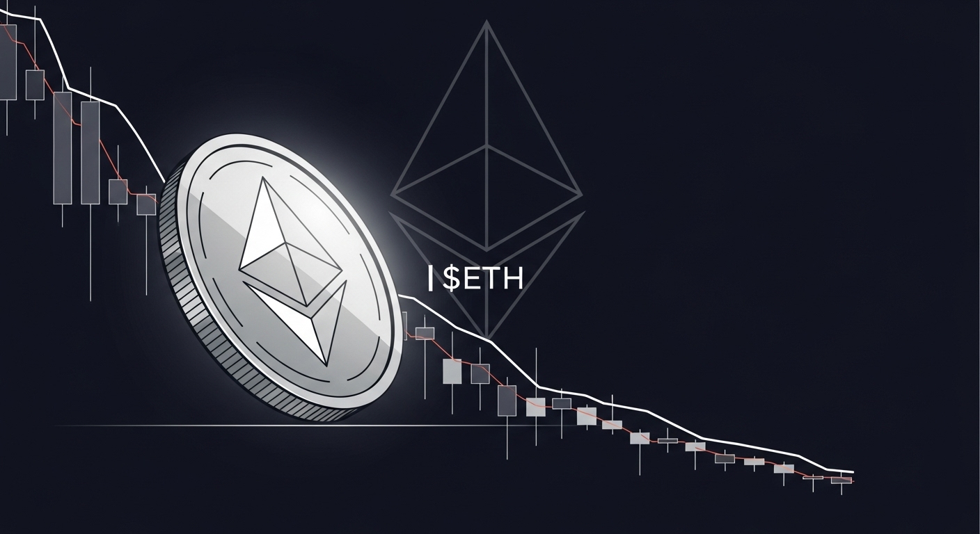 이더리움($ETH), 기술적 약세 지속…단기 하락 목표가 4,300달러로 하향