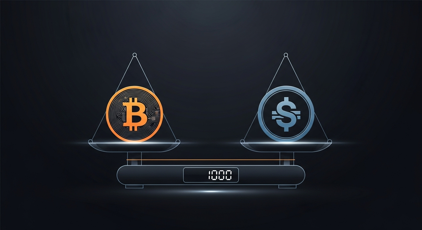 비트코인(BTC)·스테이블코인 비율 '1' 근접…시장 저점 신호 주목