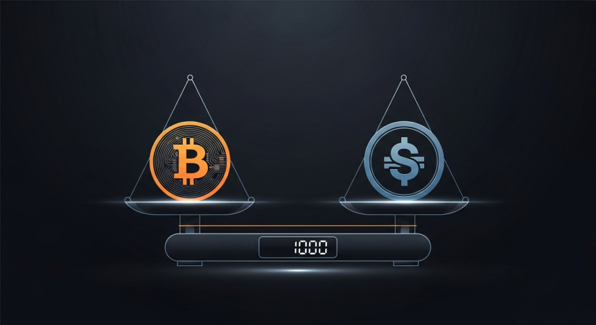  비트코인(BTC)·스테이블코인 비율 '1' 근접…시장 저점 신호 주목