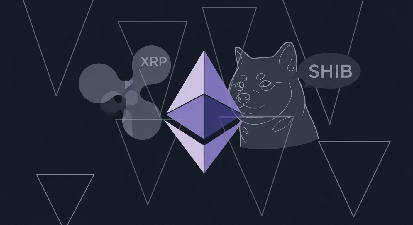 이더리움($ETH) 상승 직전? XRP·시바이누 하락 압력…암호화폐 기술적 경고등 켜졌다