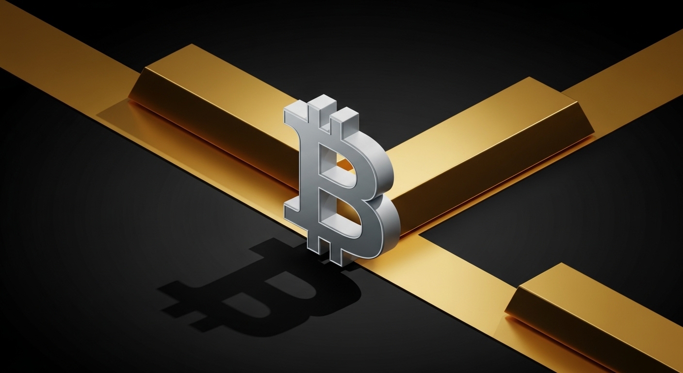 비트코인(BTC), 금과의 상관관계 첫 마이너스 전환…디지털 자산 독립 신호탄