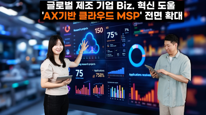  SK AX, AI 클라우드 서비스로 글로벌 제조시장 정조준