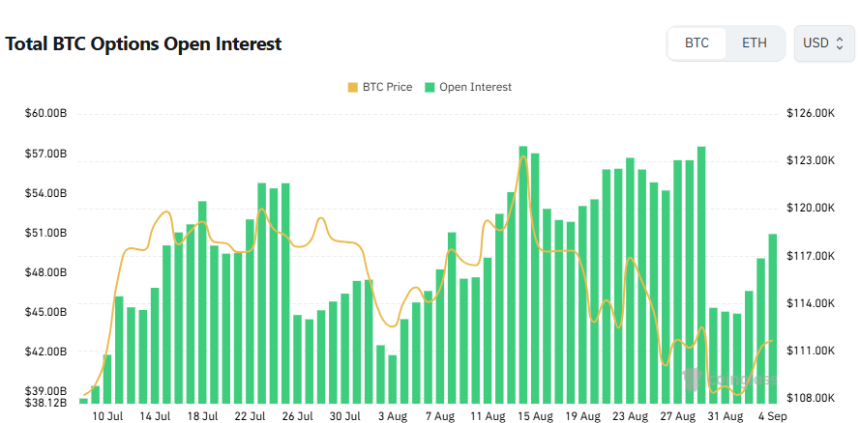  [비트 옵션 데일리] 미결제약정 509억 달러…최다 거래는 11만4000달러 콜옵션