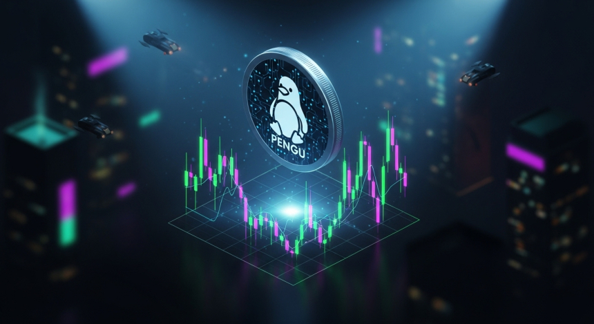  펏지펭귄(PENGU), 기술 매수 신호에 한 주간 28% 급등…단기 목표가는 0.09달러