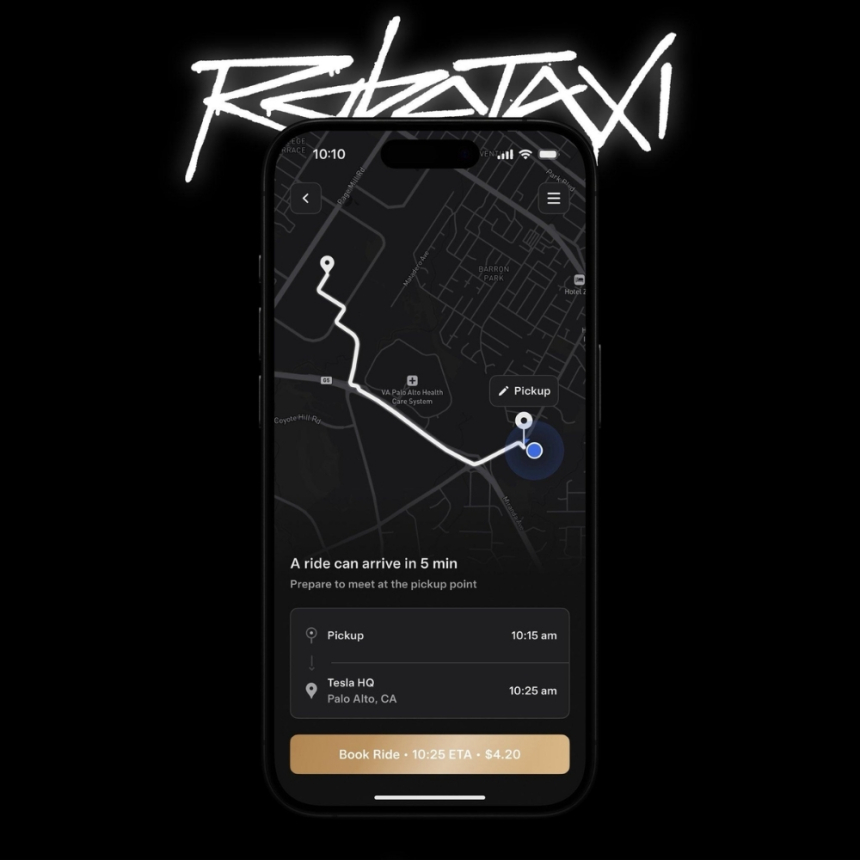  일론 머스크의 로보택시, 앱 출시로 상용화 신호탄 쏘다