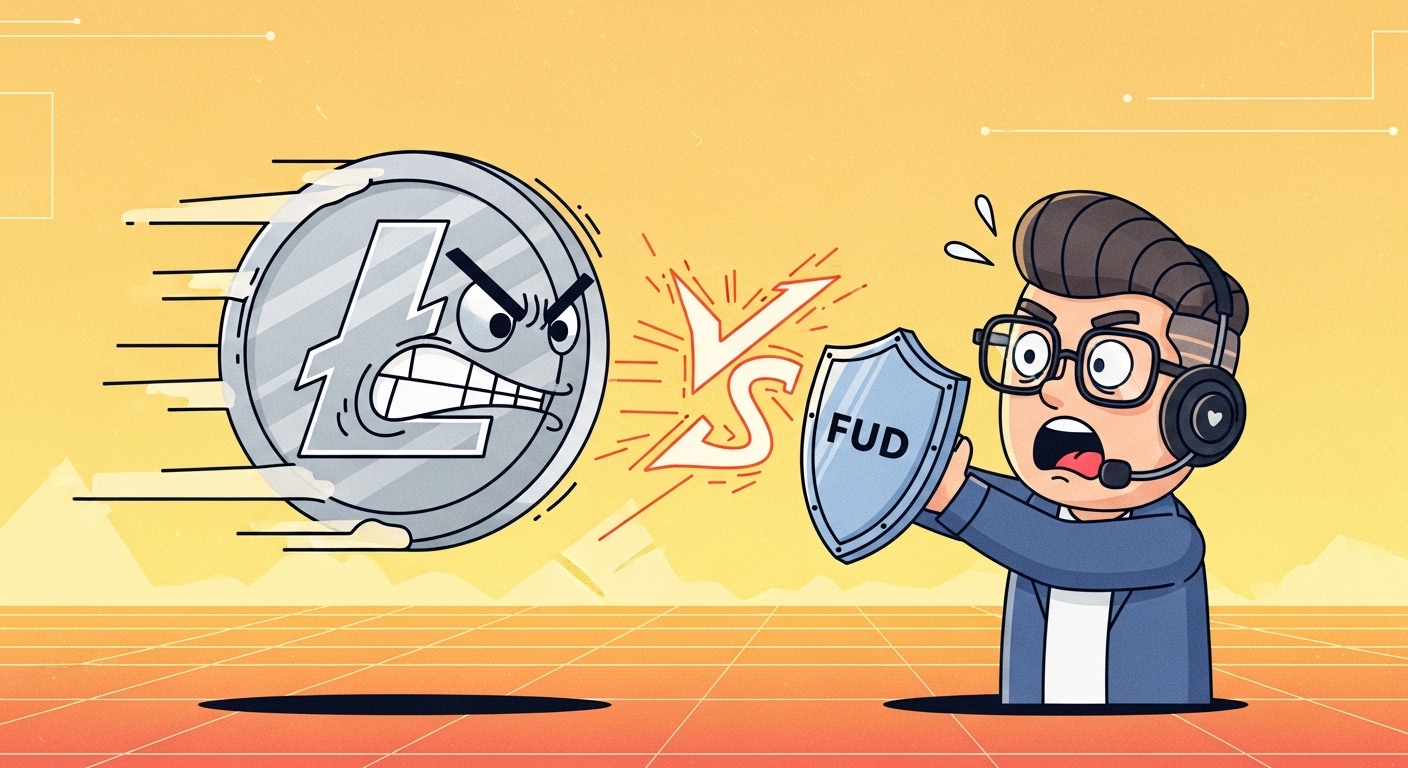 라이트코인(LTC) vs 벤자민 코웬, 코인 시세 놓고 유쾌한 설전