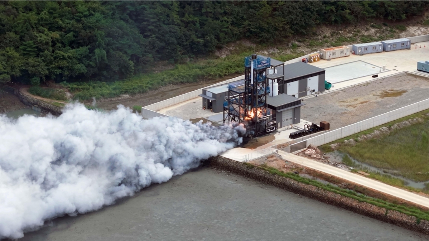  이노스페이스 '한빛-나노', 1단 시험 성공…국산 로켓 첫 상업발사 눈앞